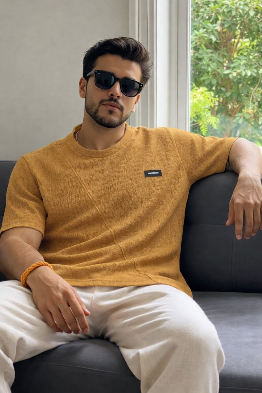 Men Round Neck Half Sleeves T-Shirt