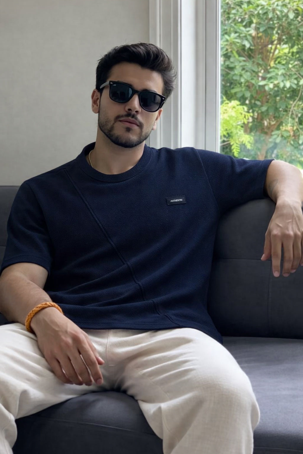 Men Round Neck Half Sleeves T-Shirt