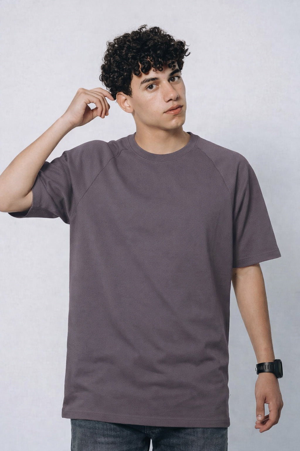Men Round Neck Oversize Fit T-Shirt
