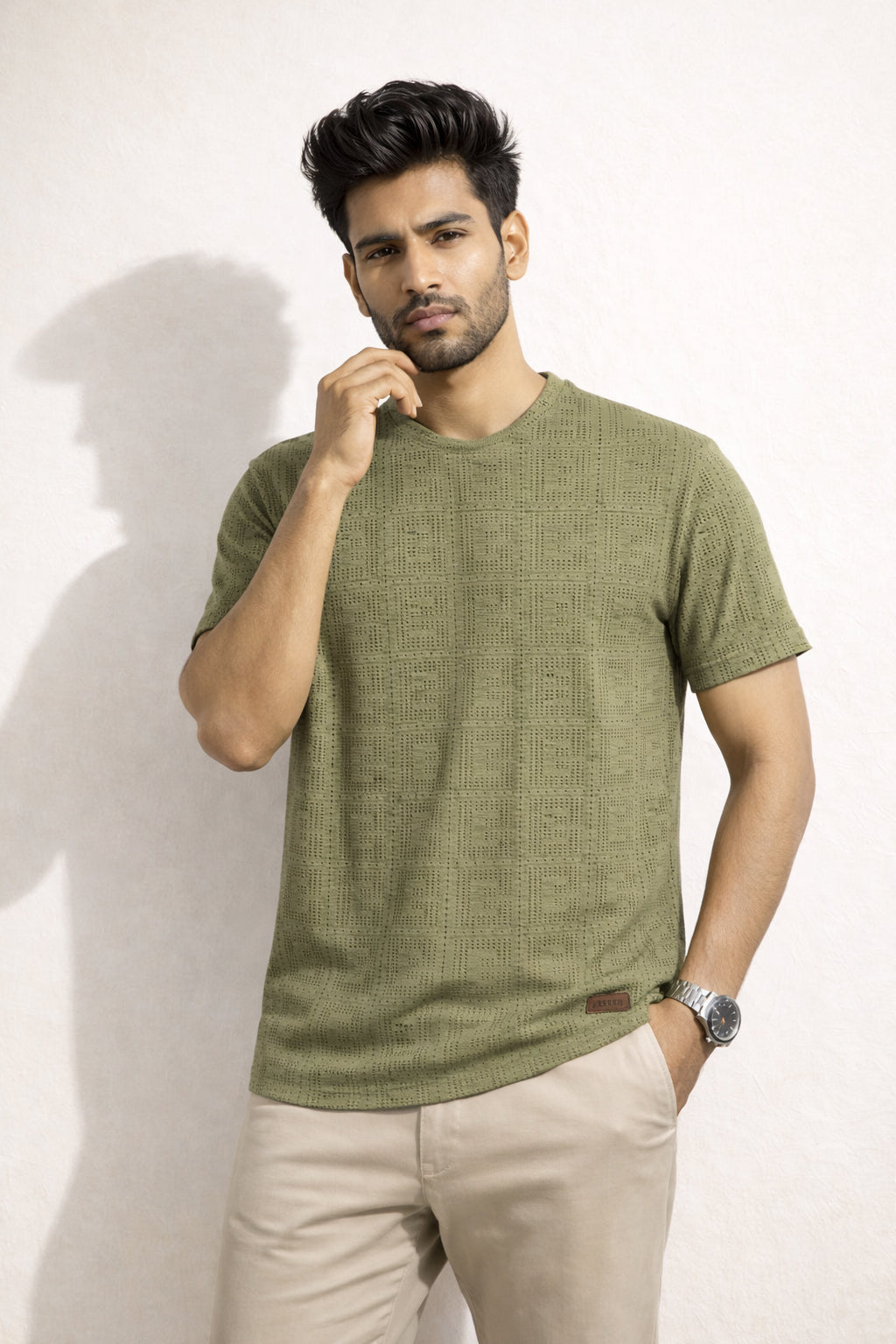Men Round Neck Half Sleeves T-Shirt