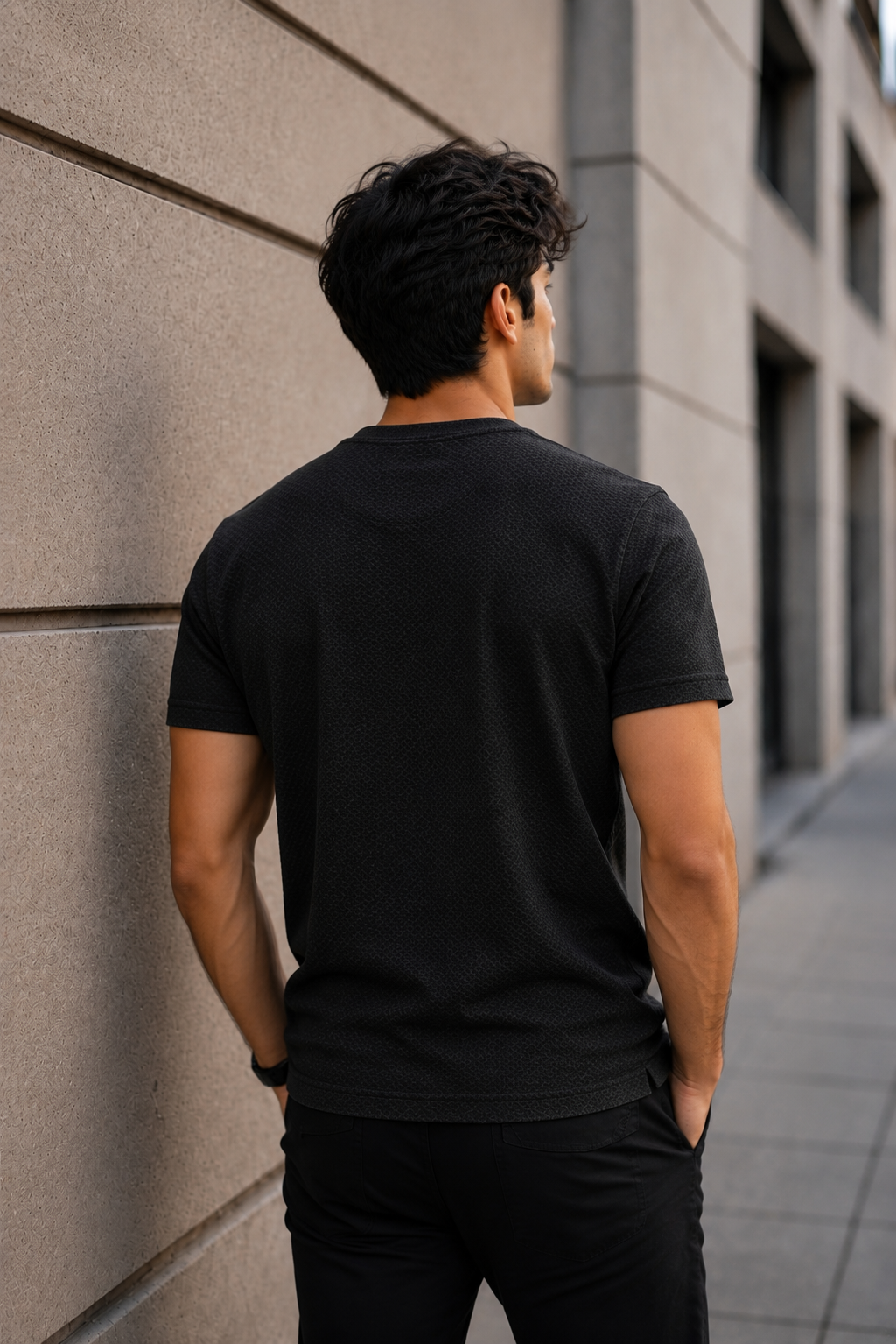Men Round Neck Half Sleeves T-Shirt