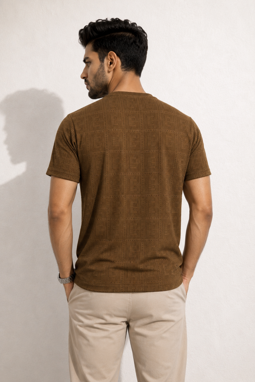 Men Round Neck Half Sleeves T-Shirt