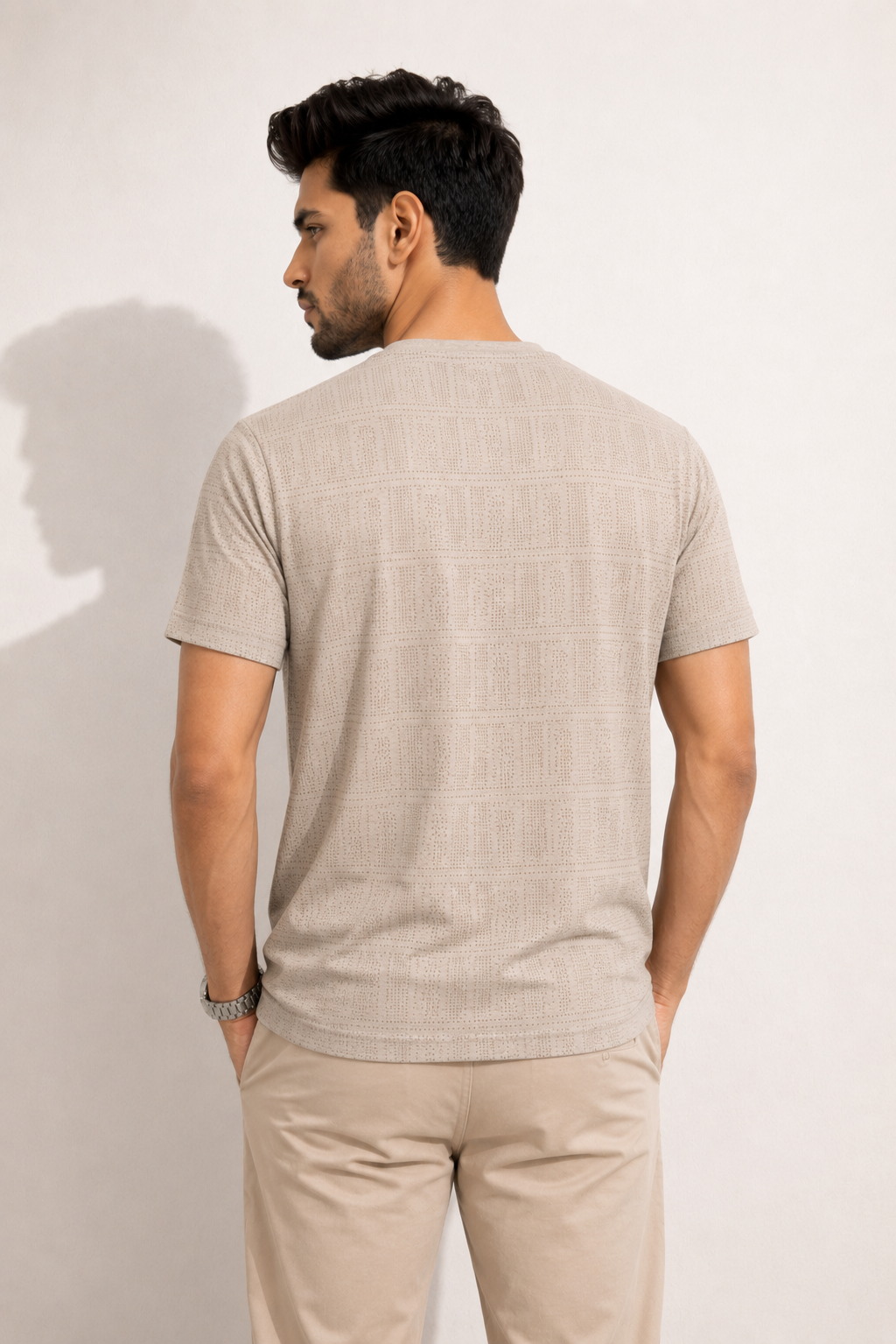 Men Round Neck Half Sleeves T-Shirt