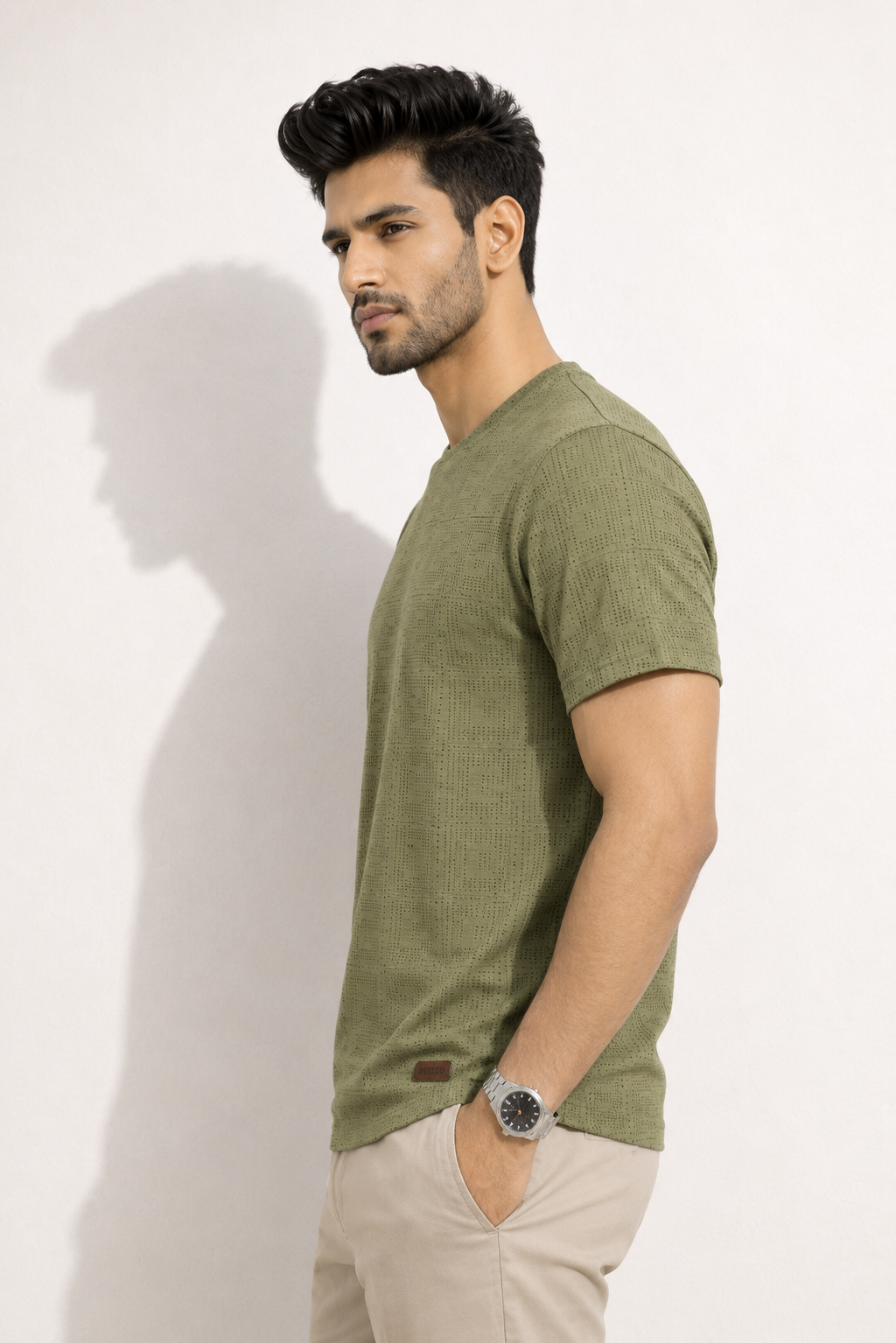 Men Round Neck Half Sleeves T-Shirt