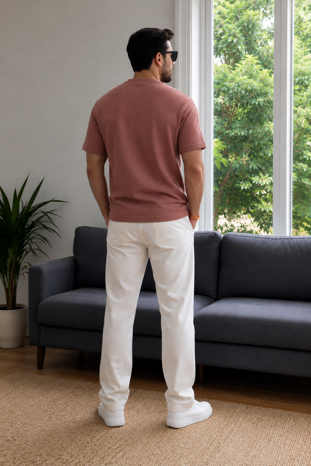 Men Round Neck Half Sleeves T-Shirt