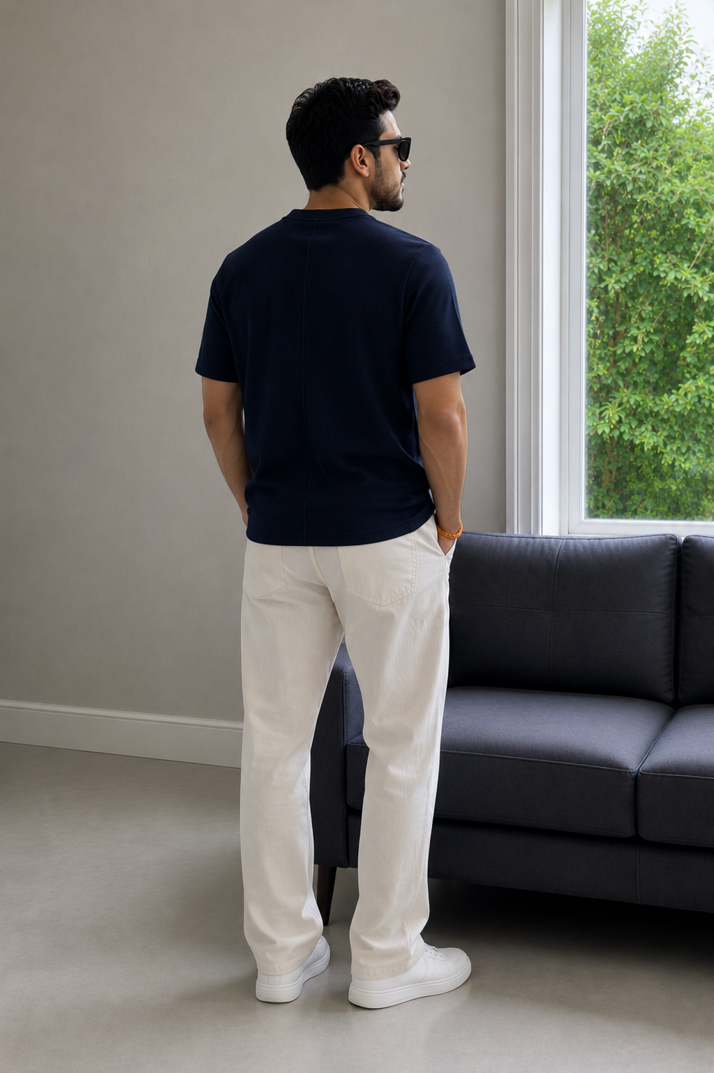 Men Round Neck Half Sleeves T-Shirt