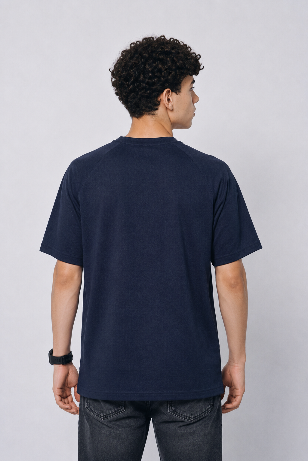 Men Round Neck Oversize Fit T-Shirt