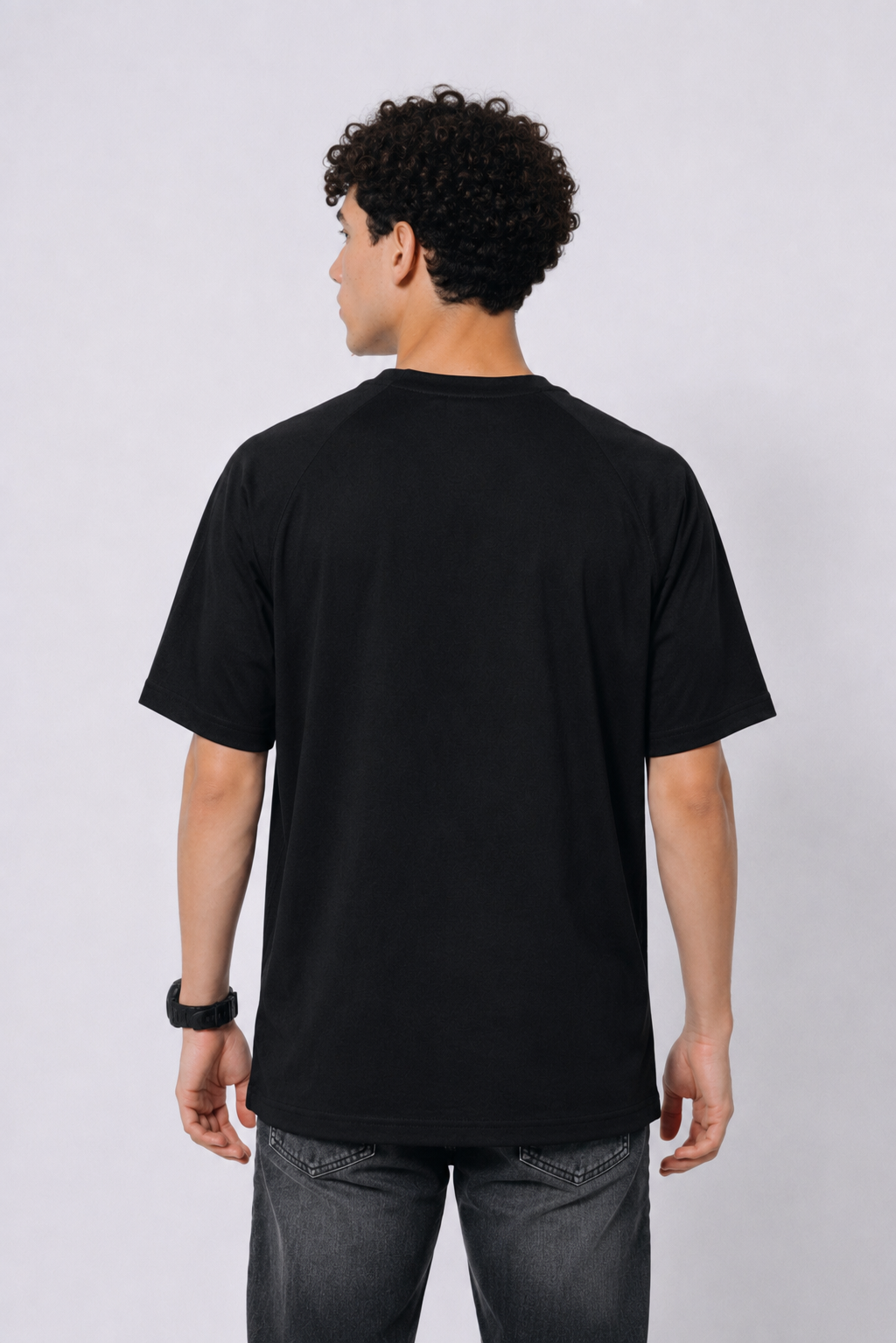 Men Round Neck Oversize Fit T-Shirt