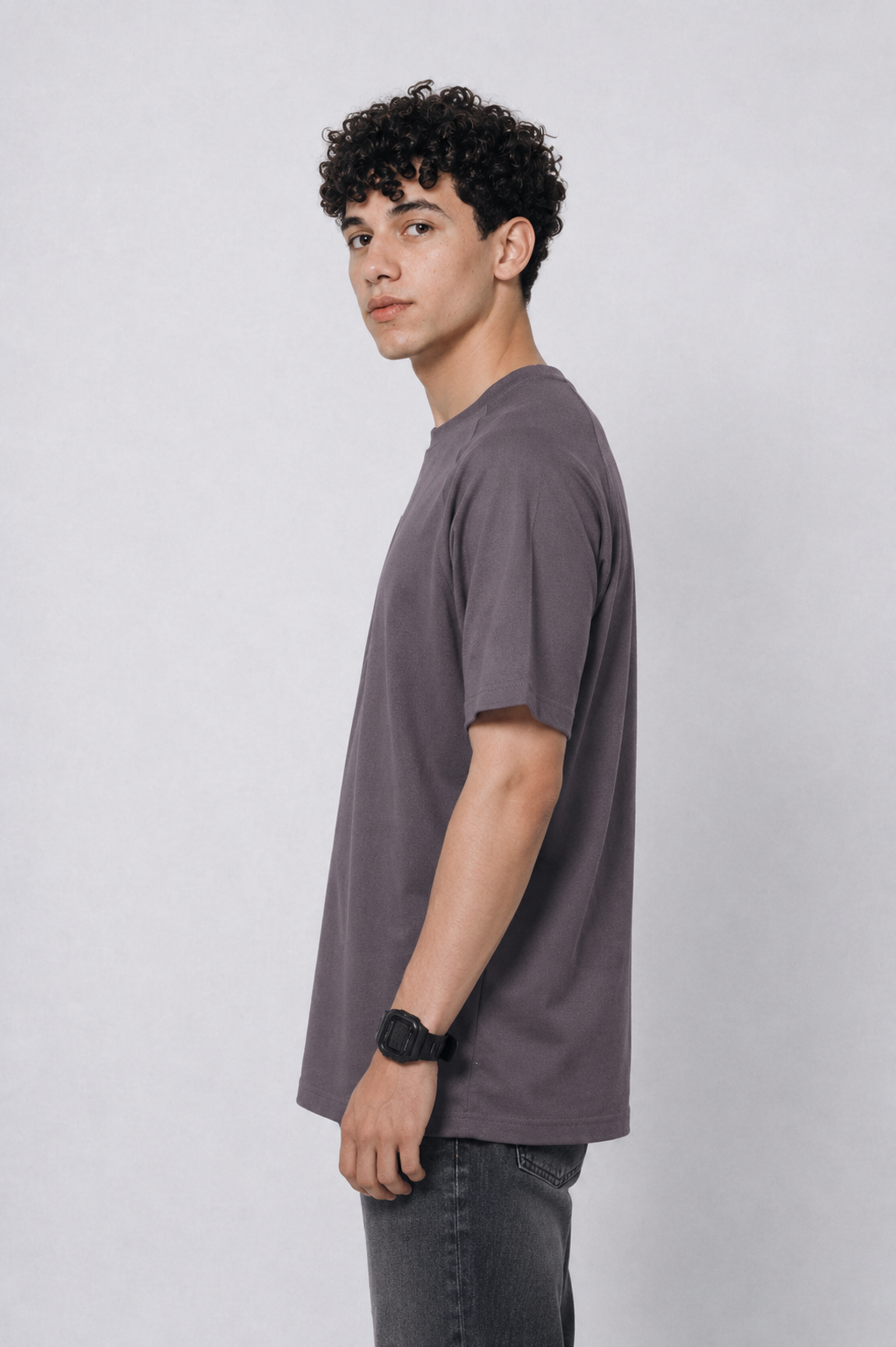 Men Round Neck Oversize Fit T-Shirt