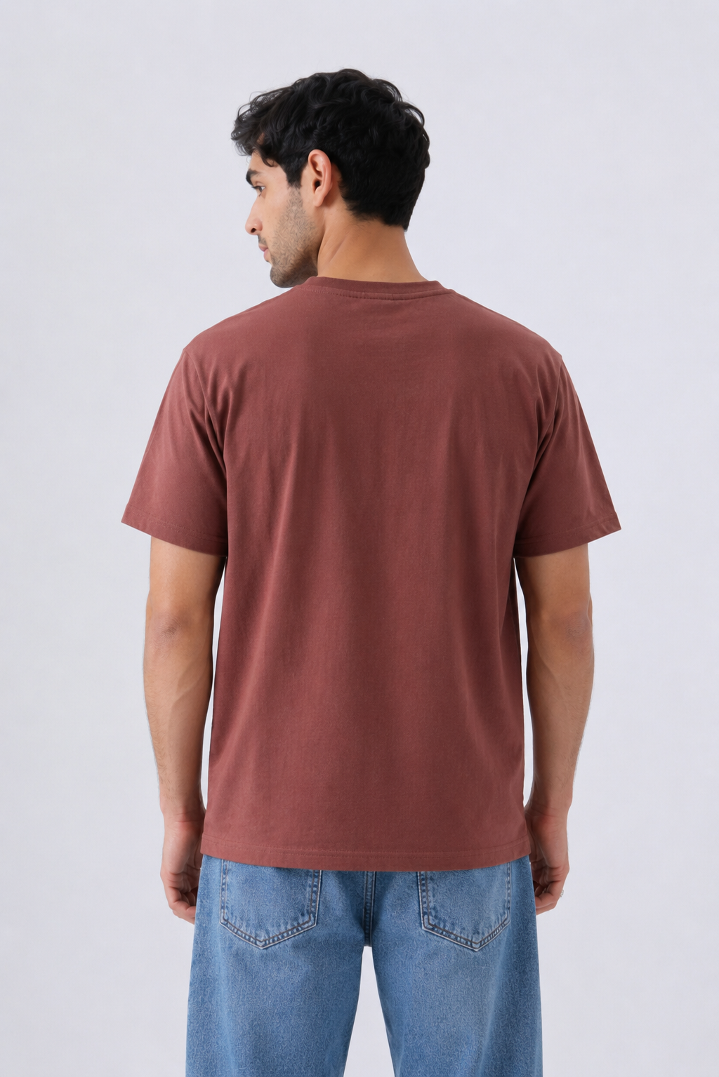 Men Round Neck Half Sleeves T-Shirt