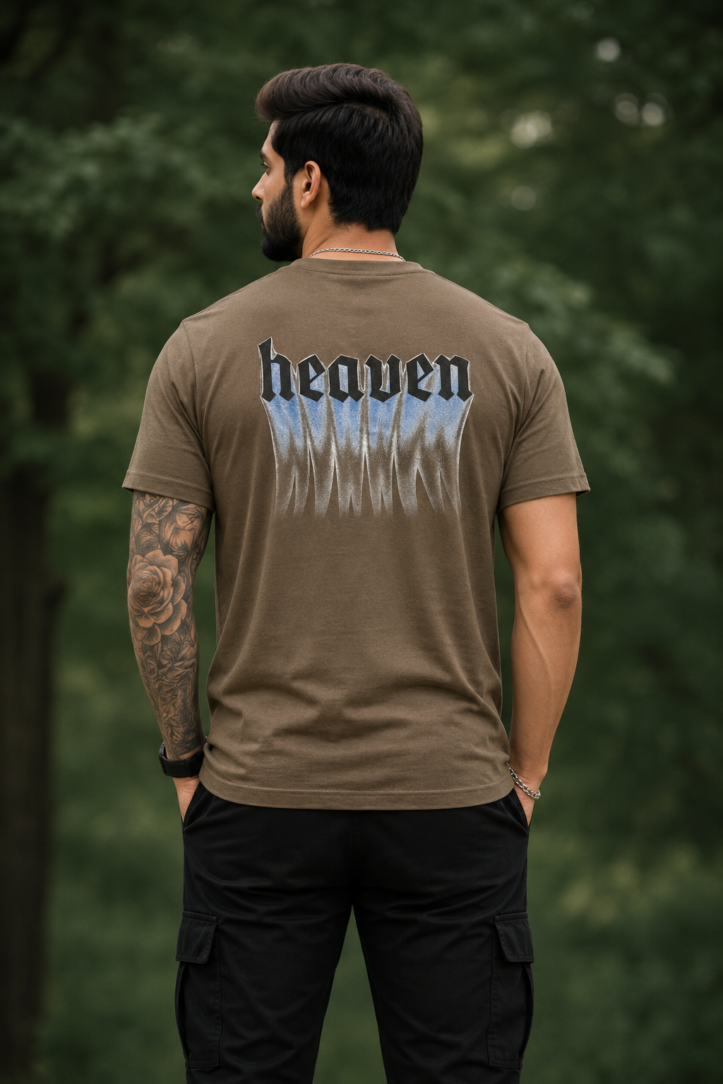 Men Round Neck Oversize Fit T-Shirt