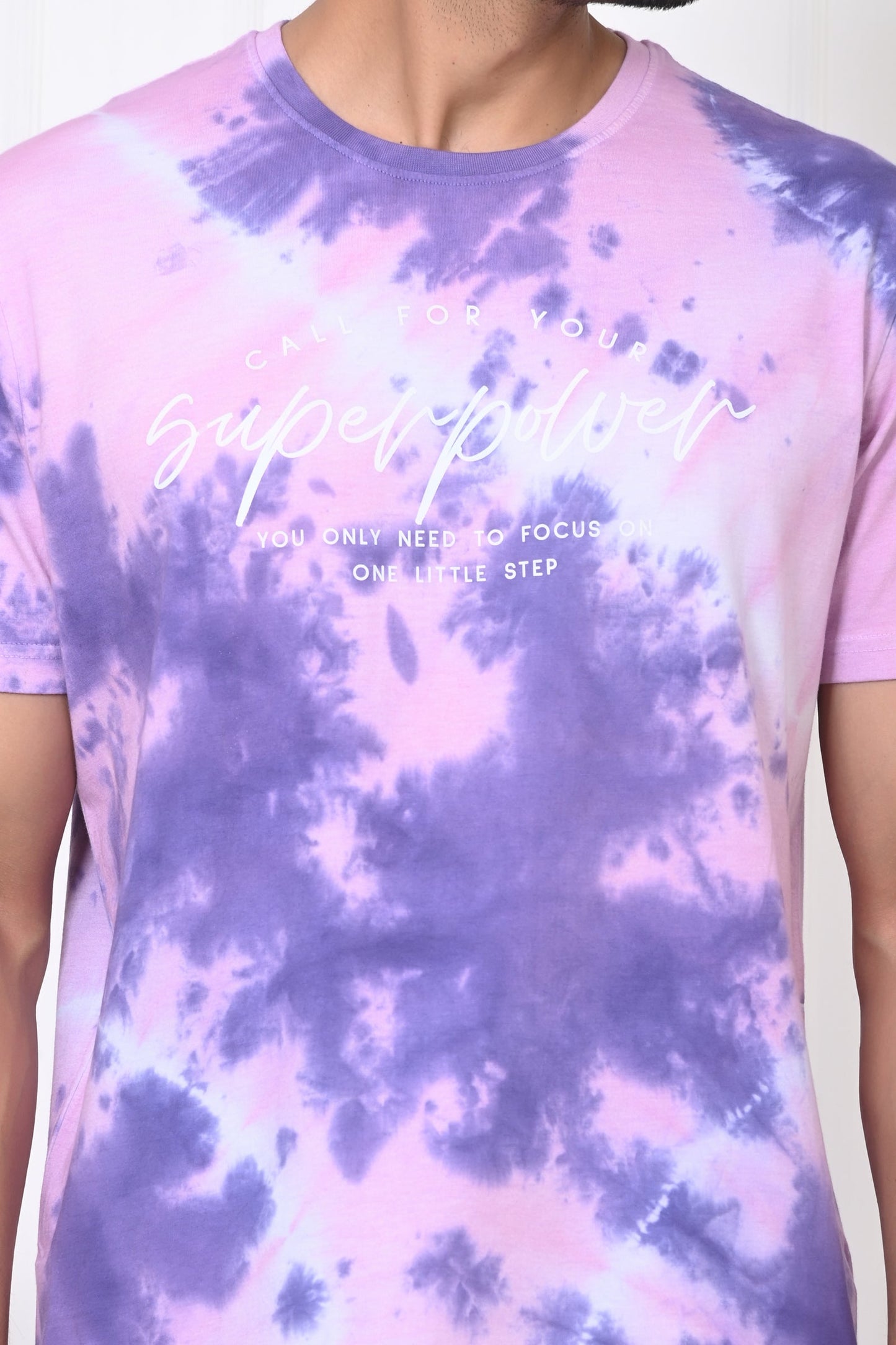Men Round Neck Printed Half Sleeves T-Shirt
